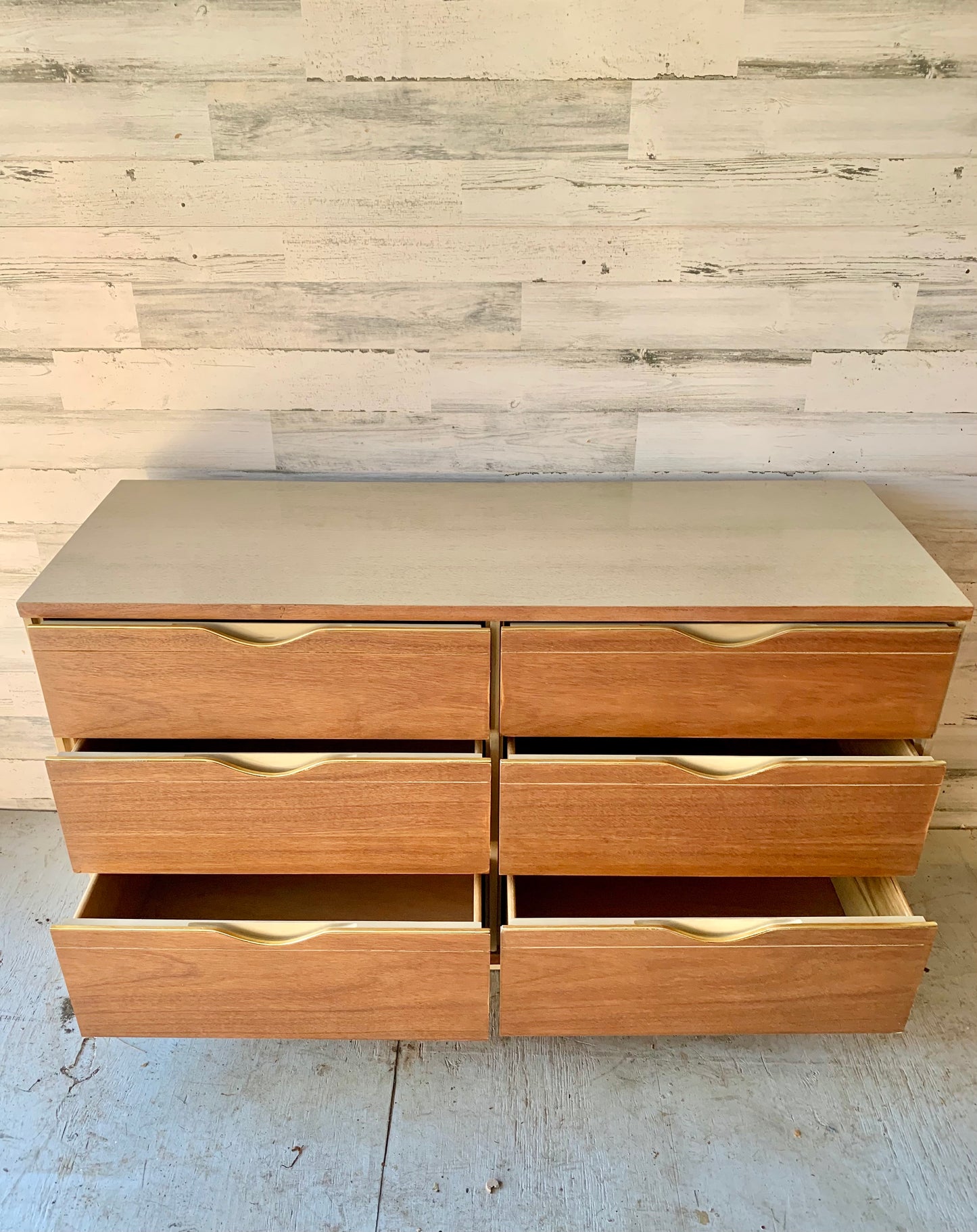 Vintage MCM Wood Dresser