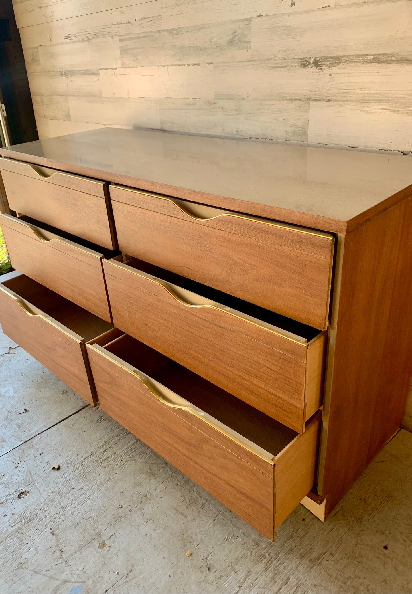 Vintage MCM Wood Dresser