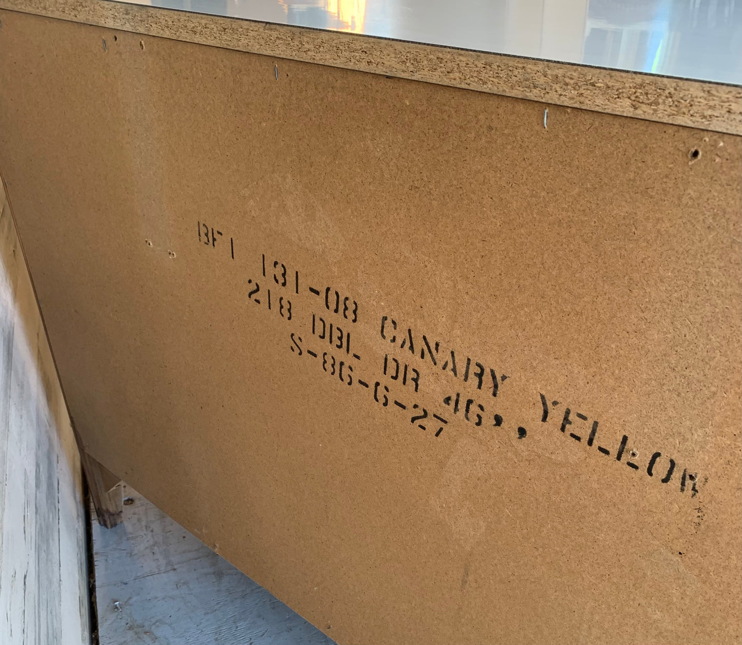 Mid Century Modern Yellow Dresser