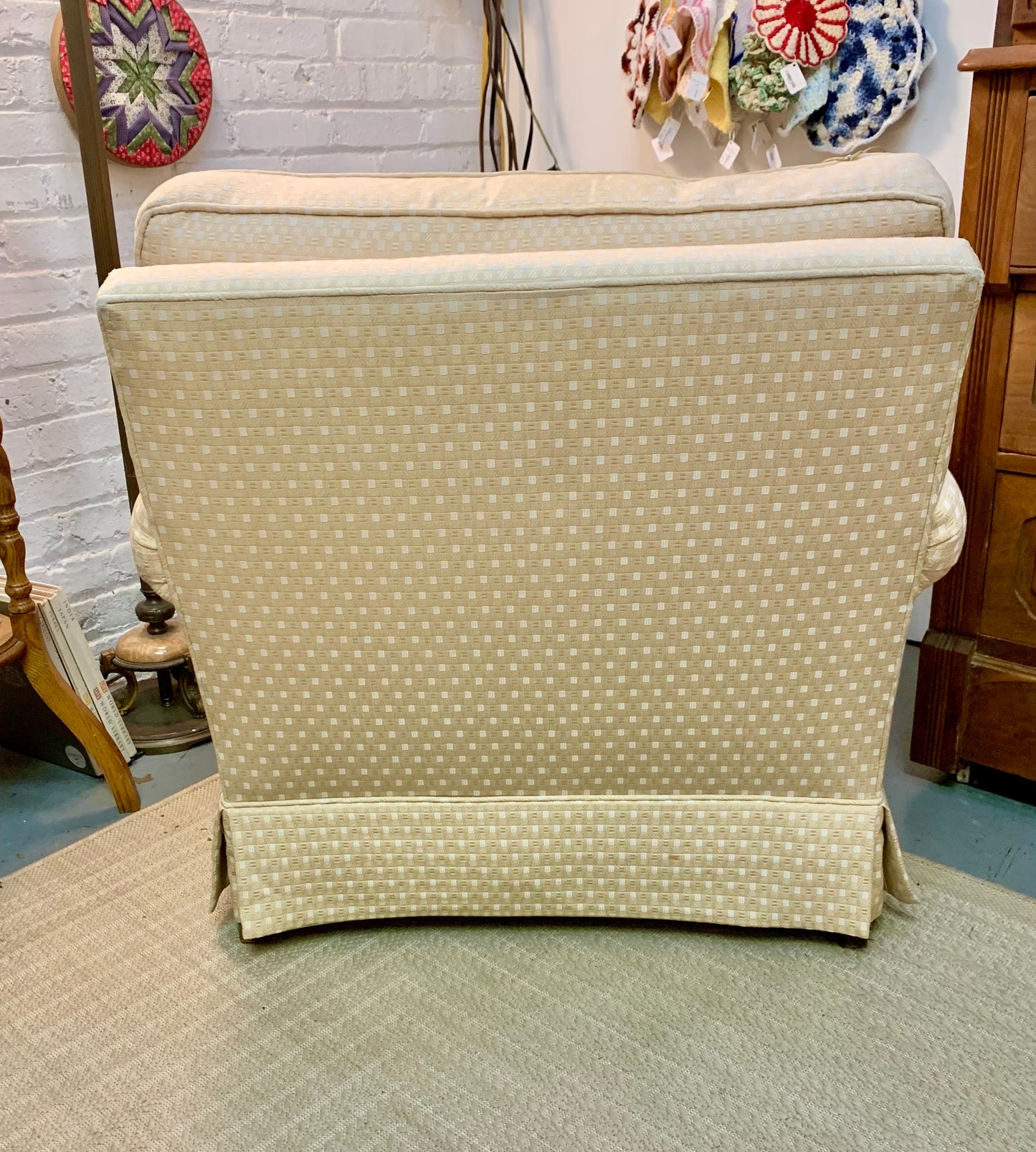 White Vintage Custom Armchair