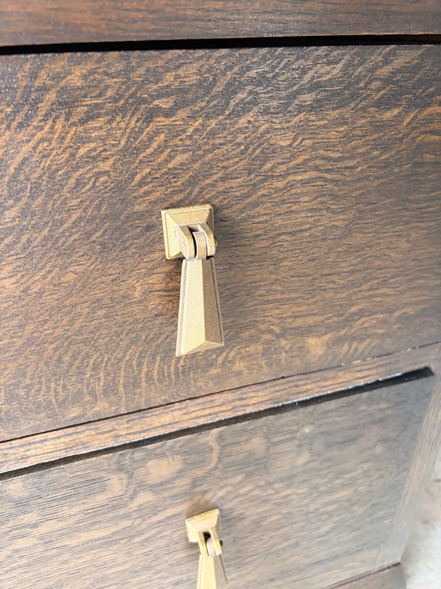 Black Vintage Wood Dresser