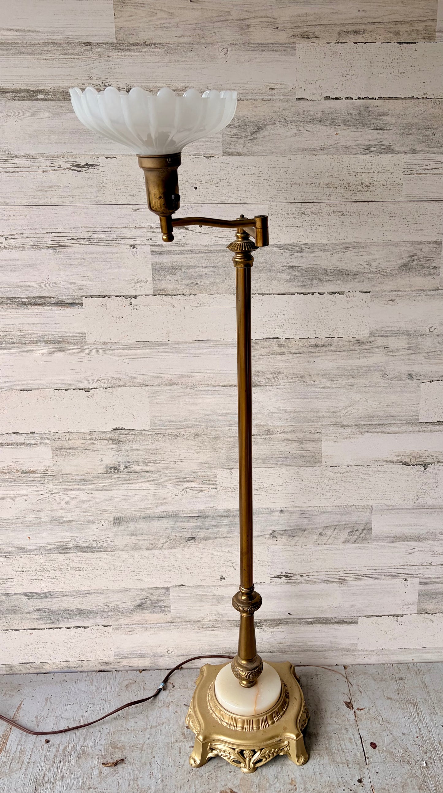 Vintage Marble Floor Lamp