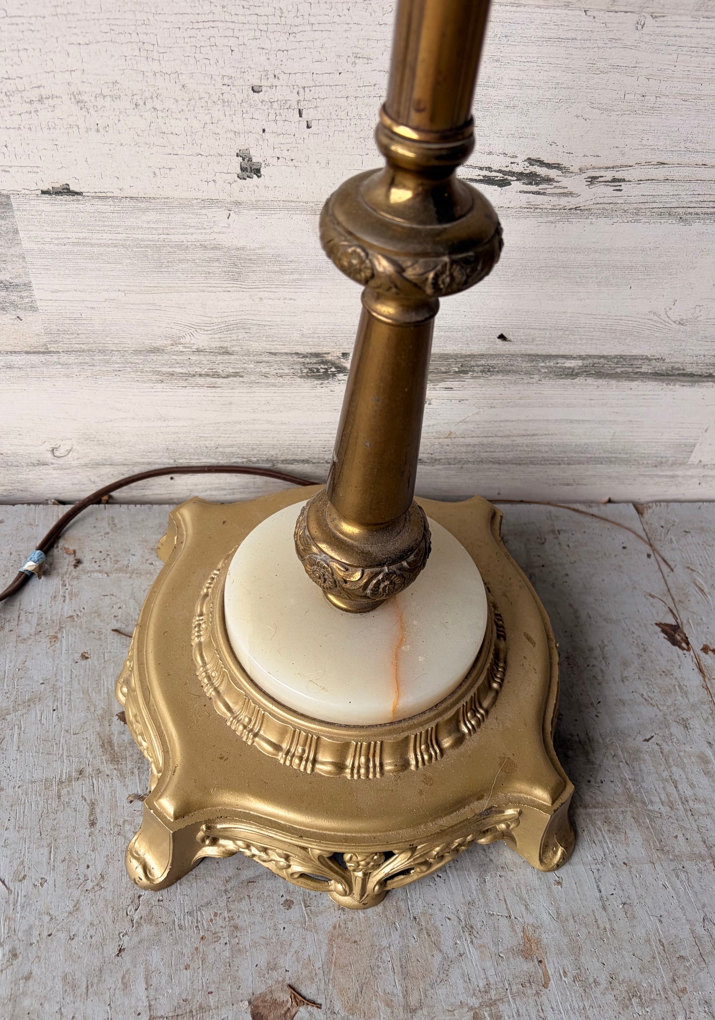 Vintage Marble Floor Lamp
