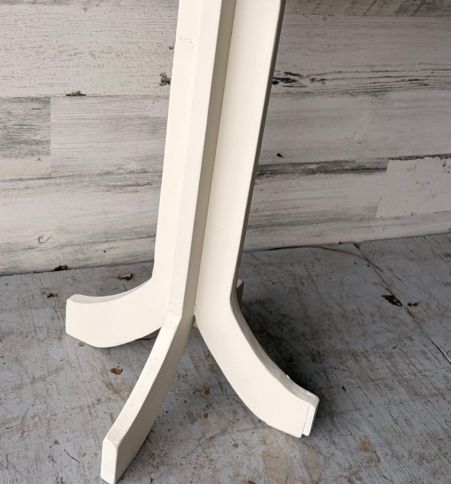Stone Top Pedestal Side Table/Plant Stand