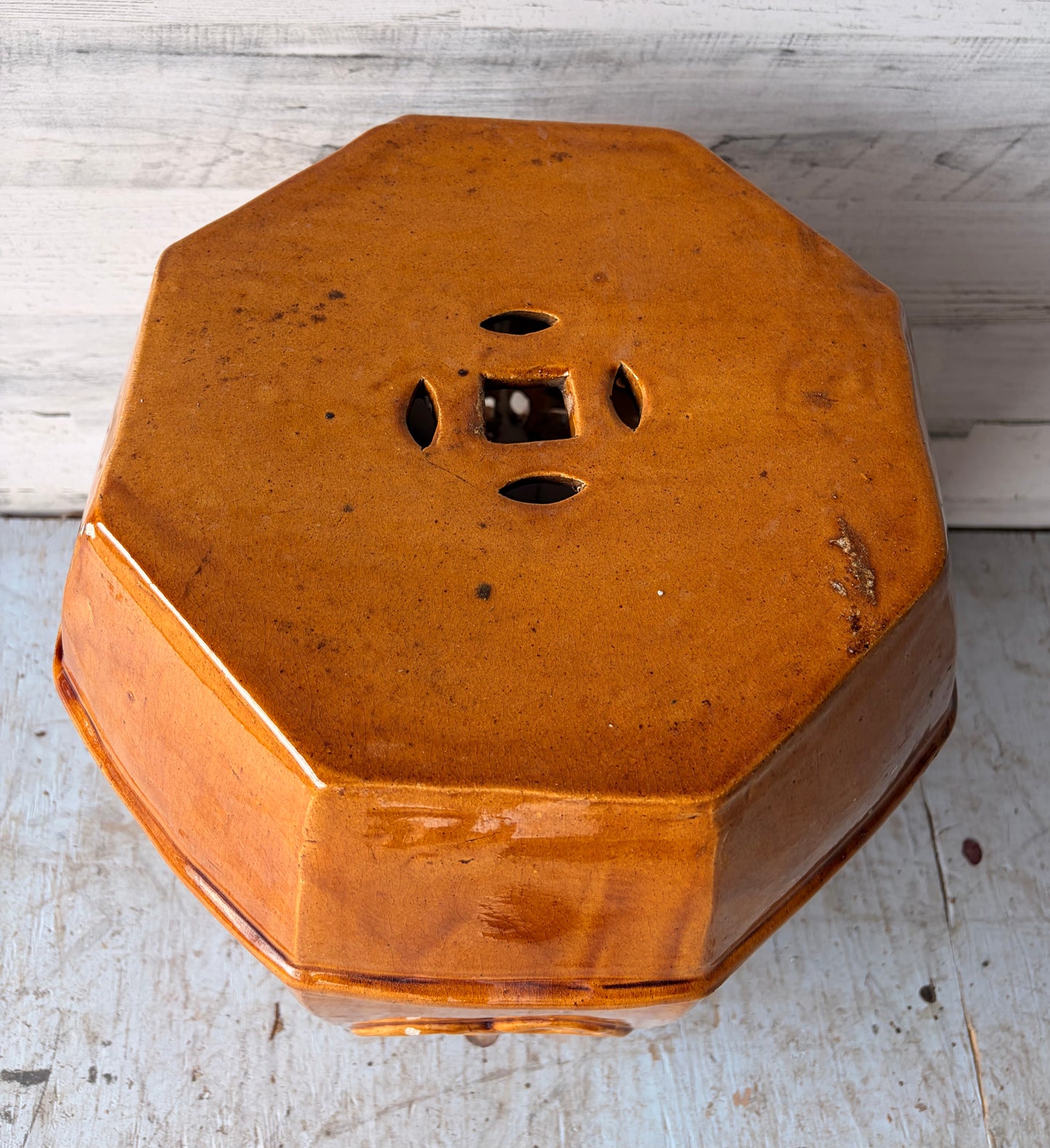 Brown Garden Stool