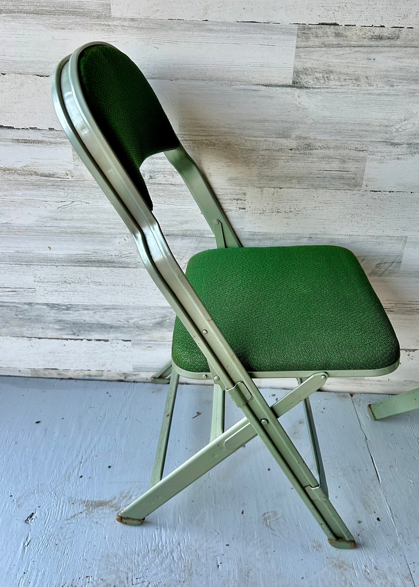 Vintage Mid Century Modern Folding Chairs Set of 4