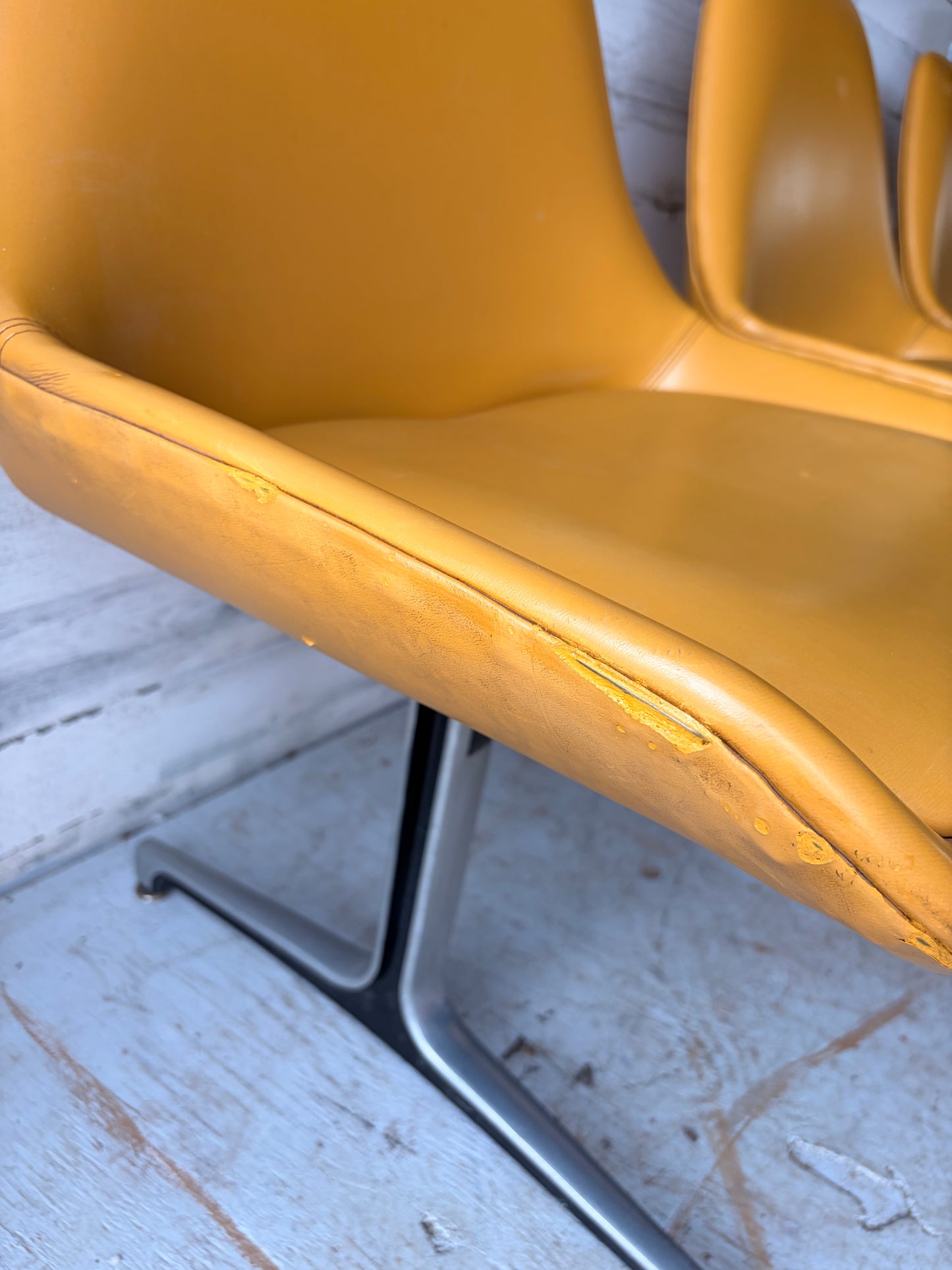 Tandem Mid Century Modern Bench