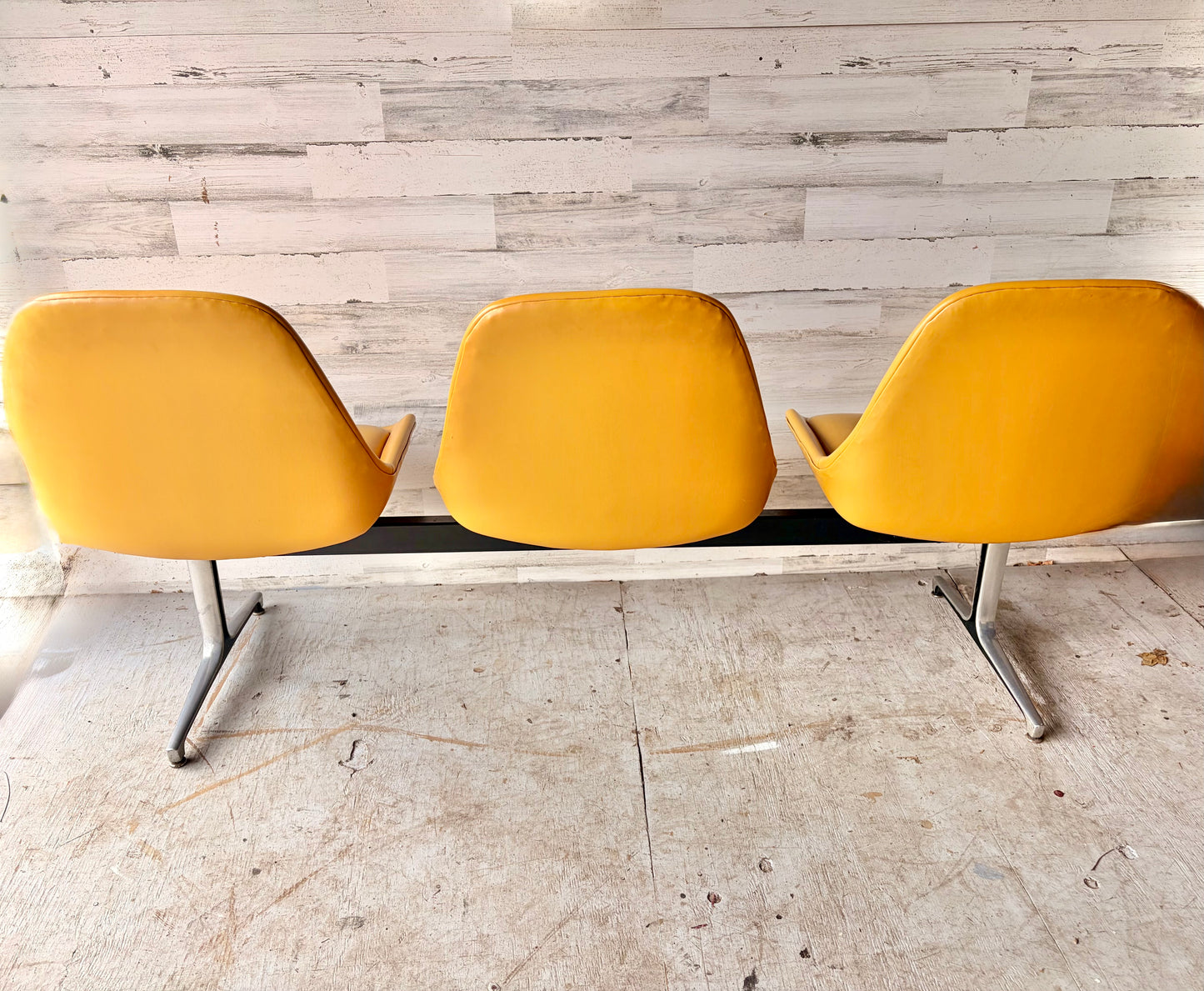 Tandem Mid Century Modern Bench