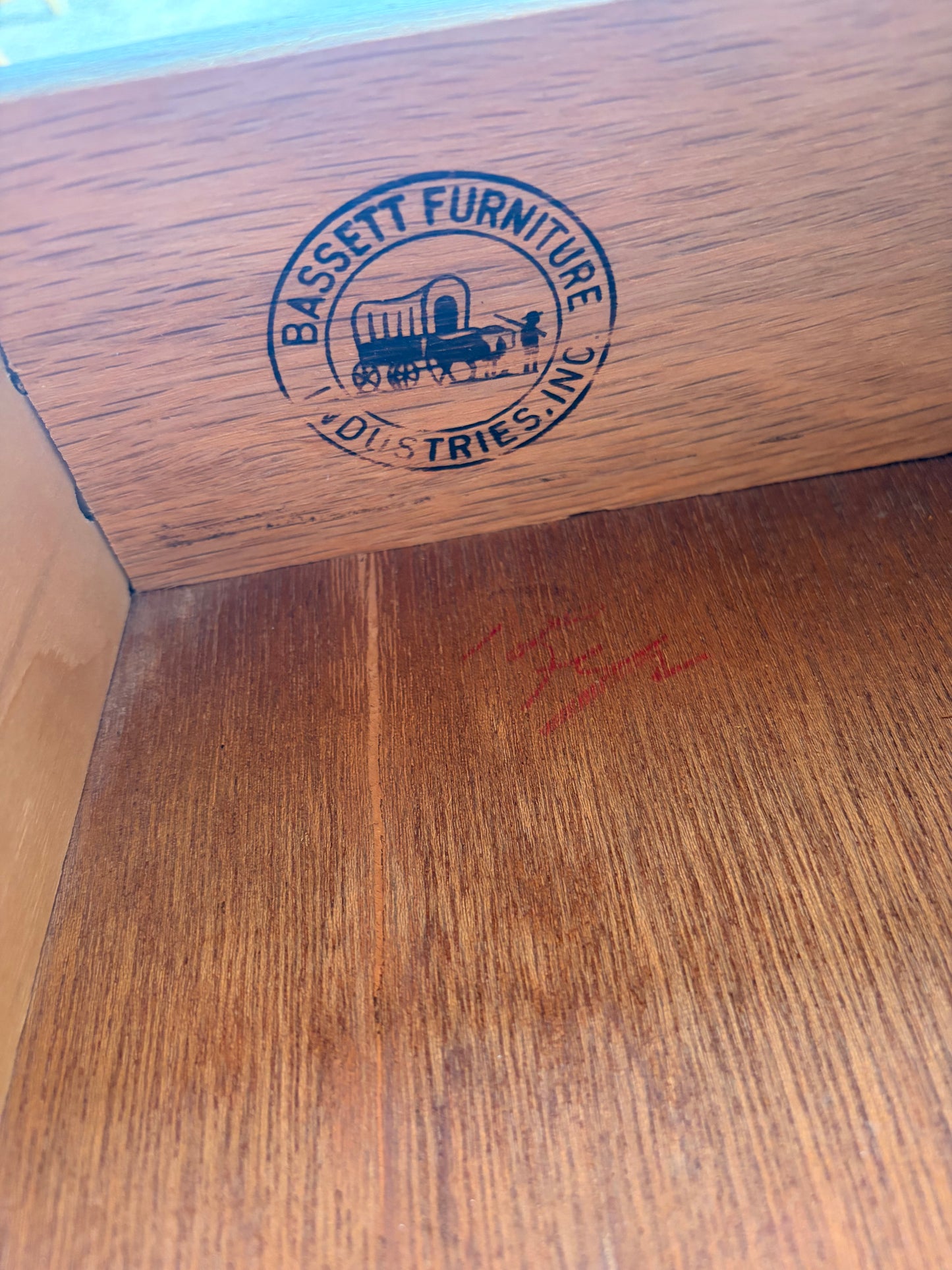 Vintage Mid Century Modern Bassett Dresser