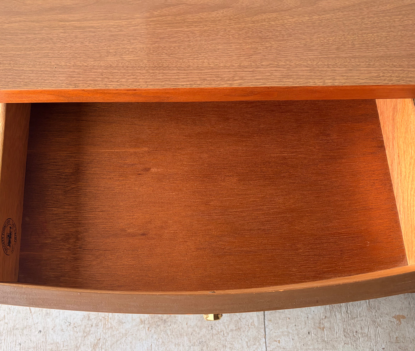 Vintage Mid Century Modern Bassett Dresser