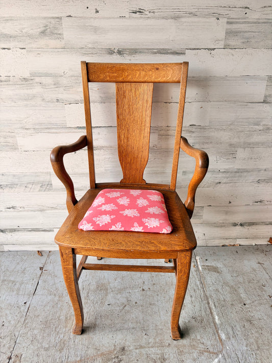 Antique Oak Wood Chair