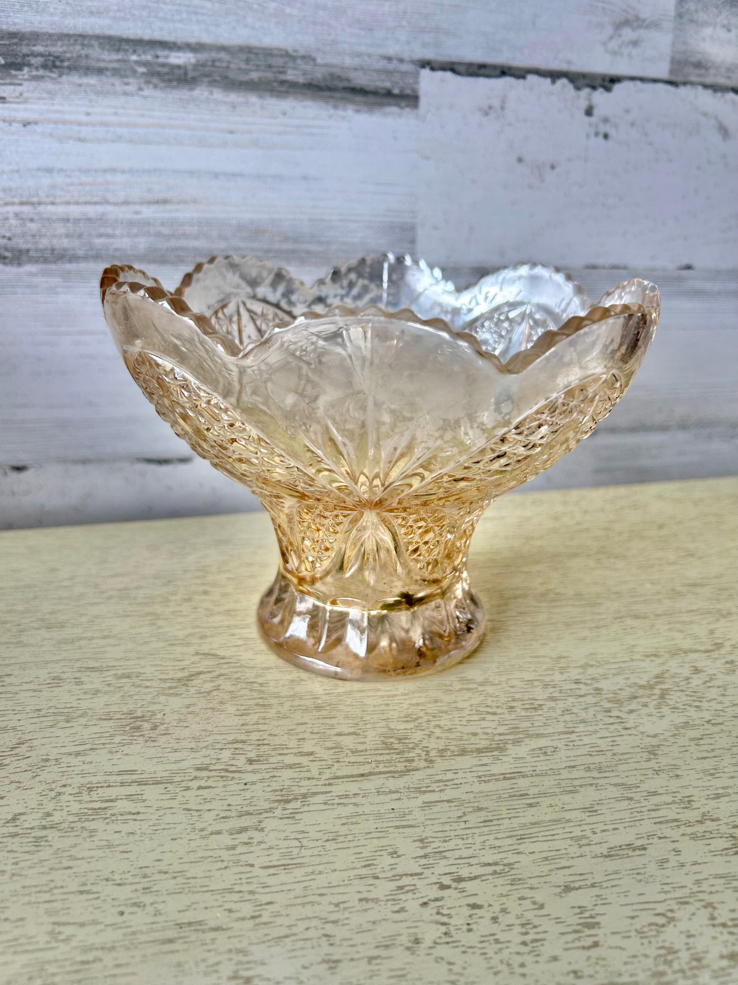Vintage Tinted Glass Bowl