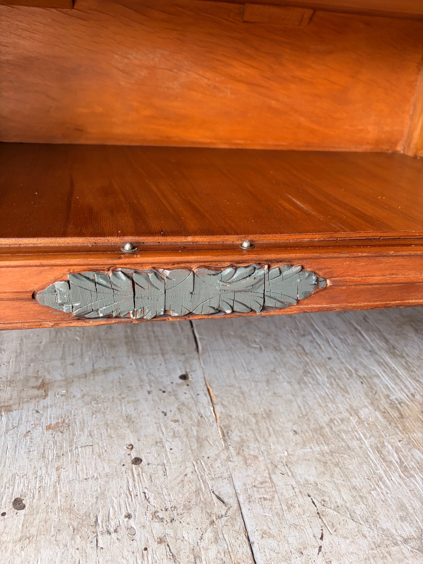 Vintage Scalloped Cabinet/Entry Table