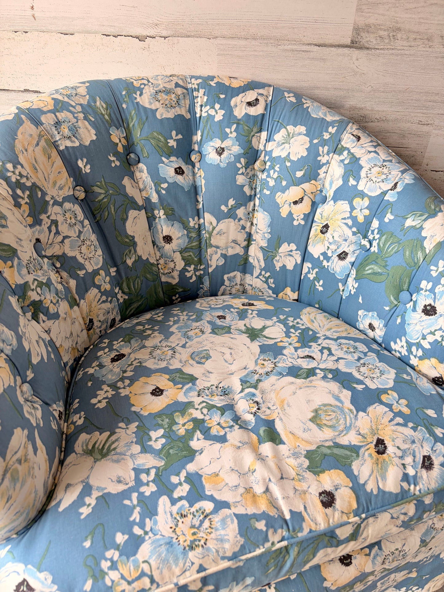 Pair of Vintage Floral Chairs