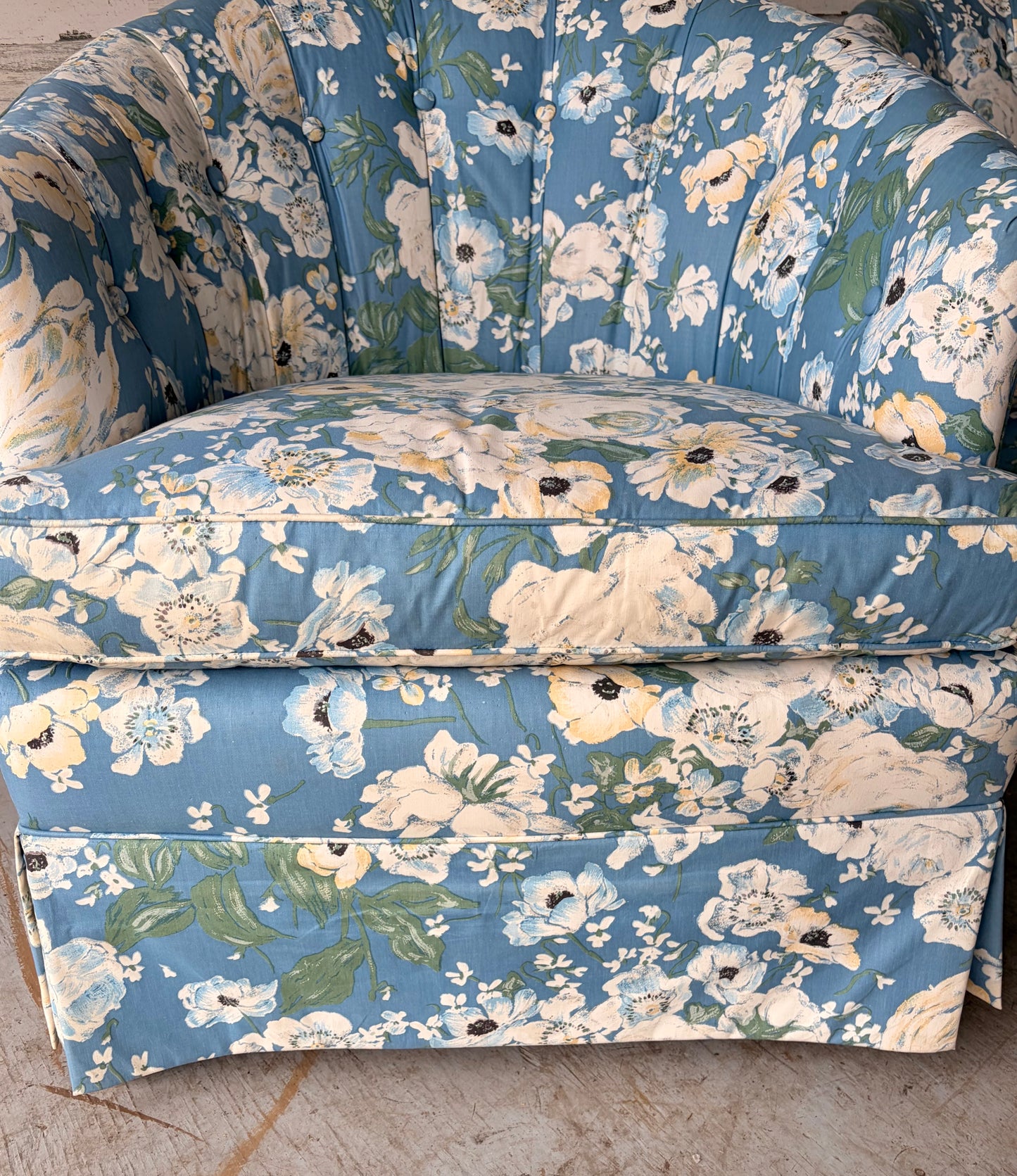 Pair of Vintage Floral Chairs