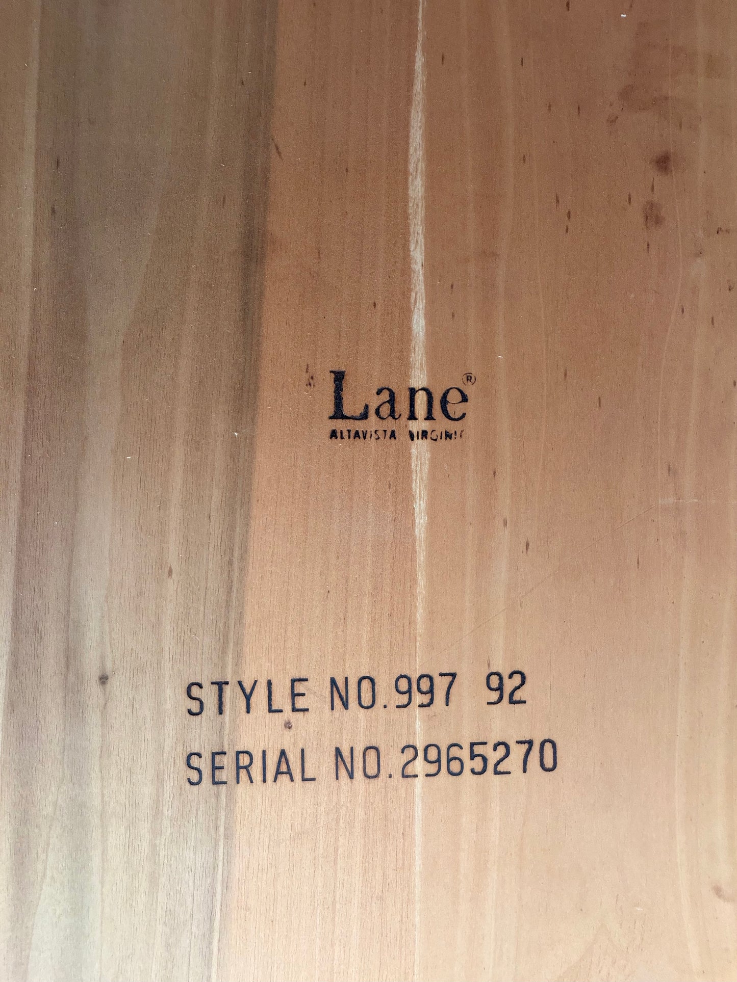 Vintage Wood Lane Coffee Table
