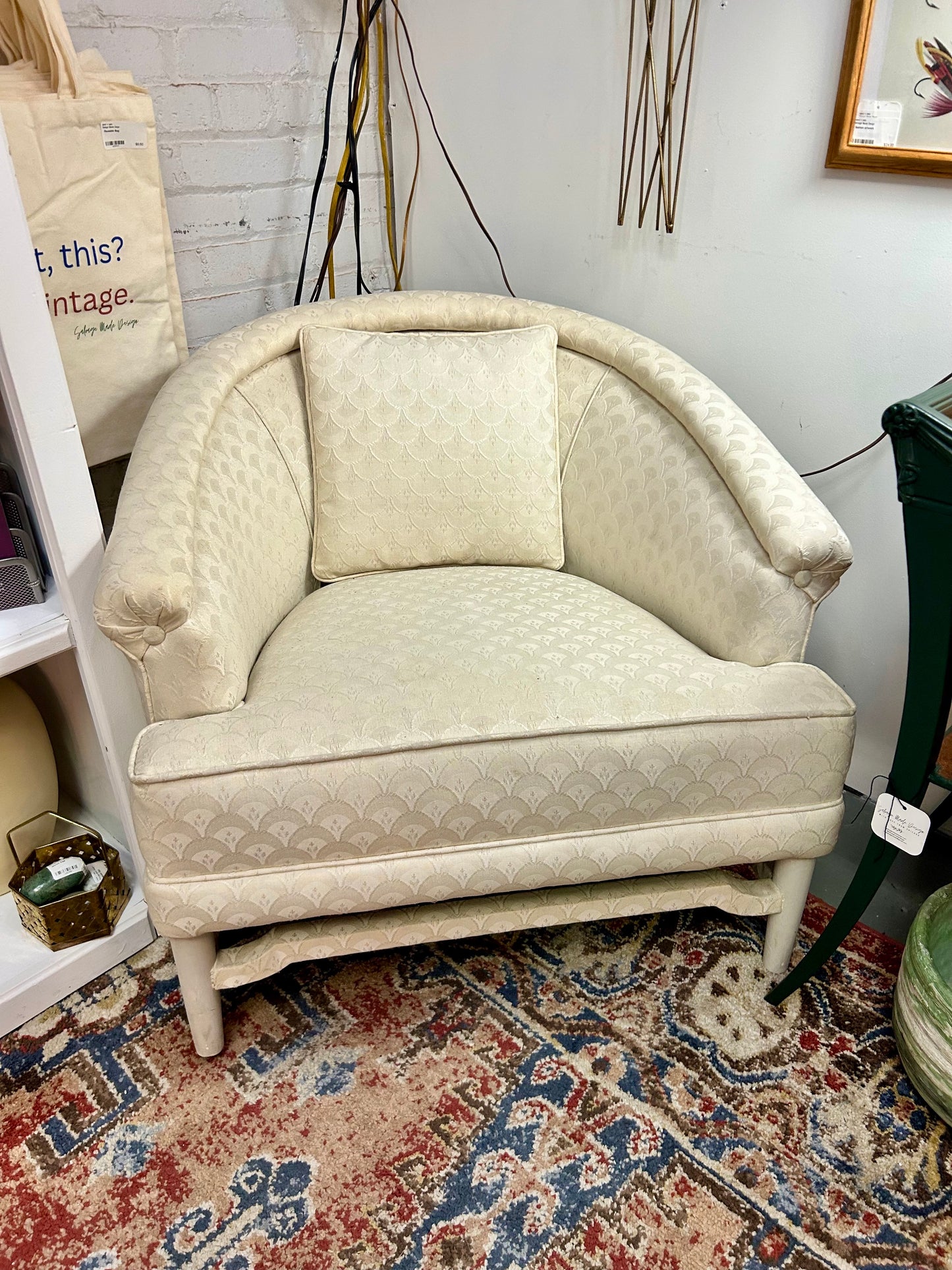 Vintage MCM Barrel Chairs (2)