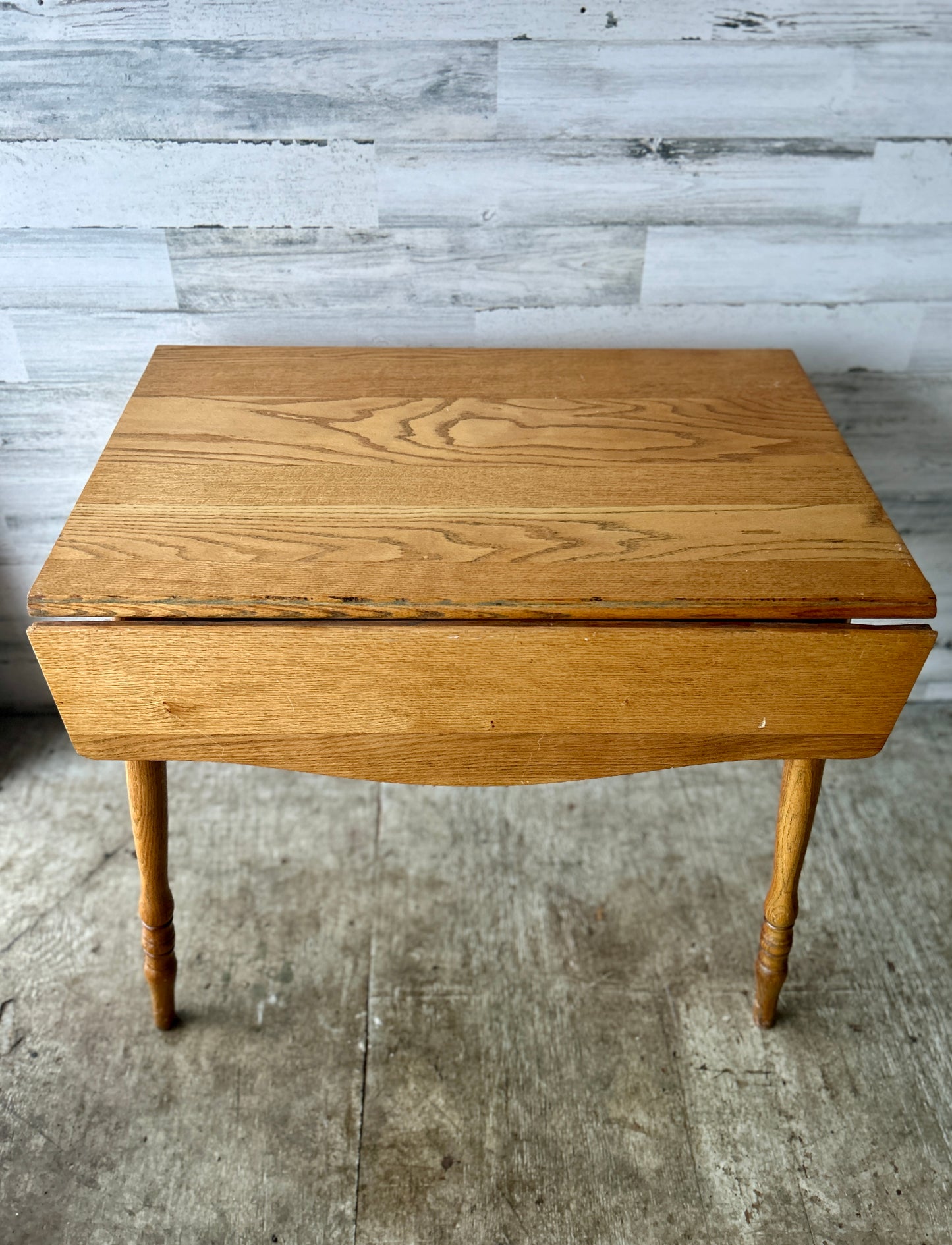 Blonde Wood Fold Down Kitchen/Cafe Table