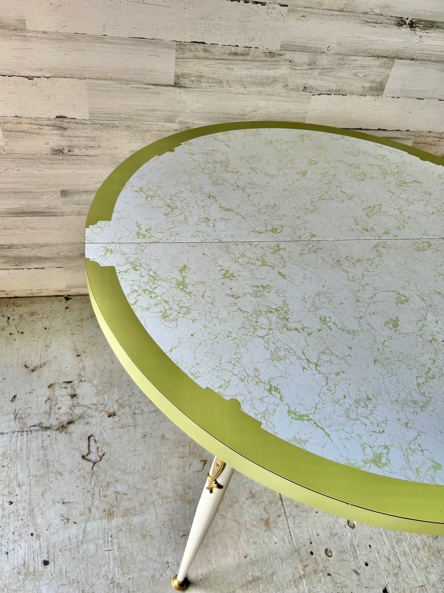 Vintage MCM Green Cafe/Kitchen Table