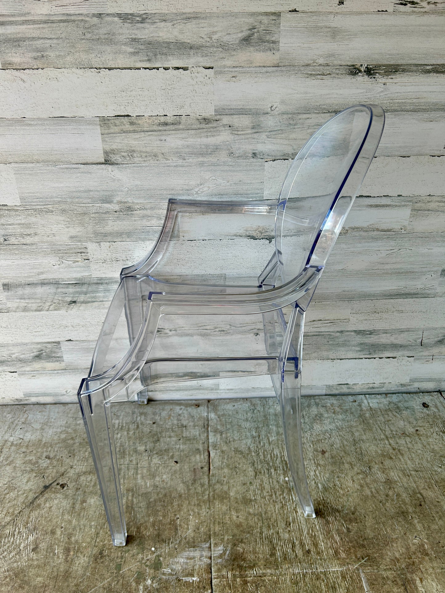 Lucite Clear Arm Chair