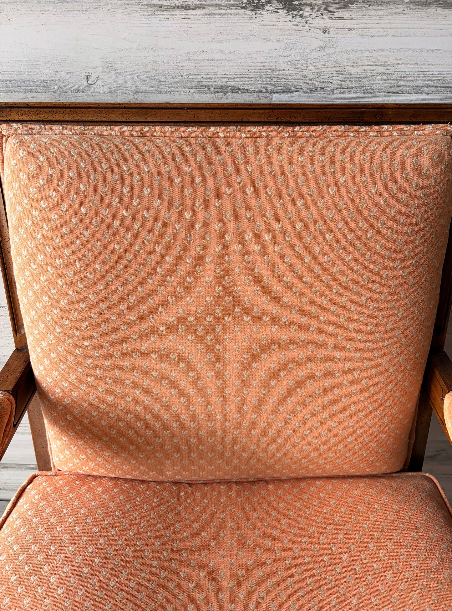 Vintage Peach Armchair