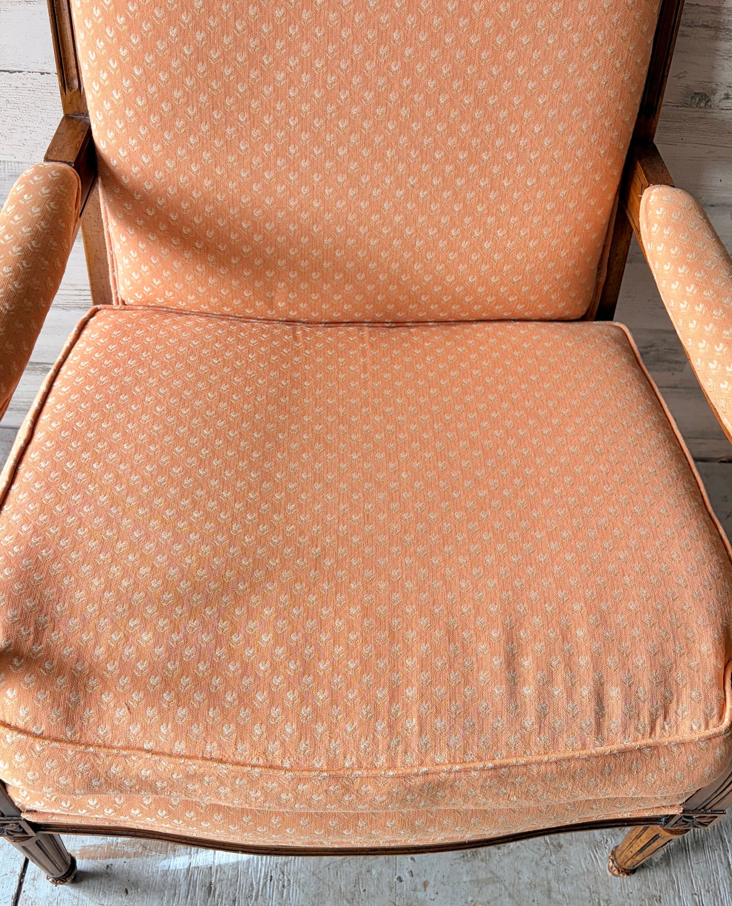 Vintage Peach Armchair
