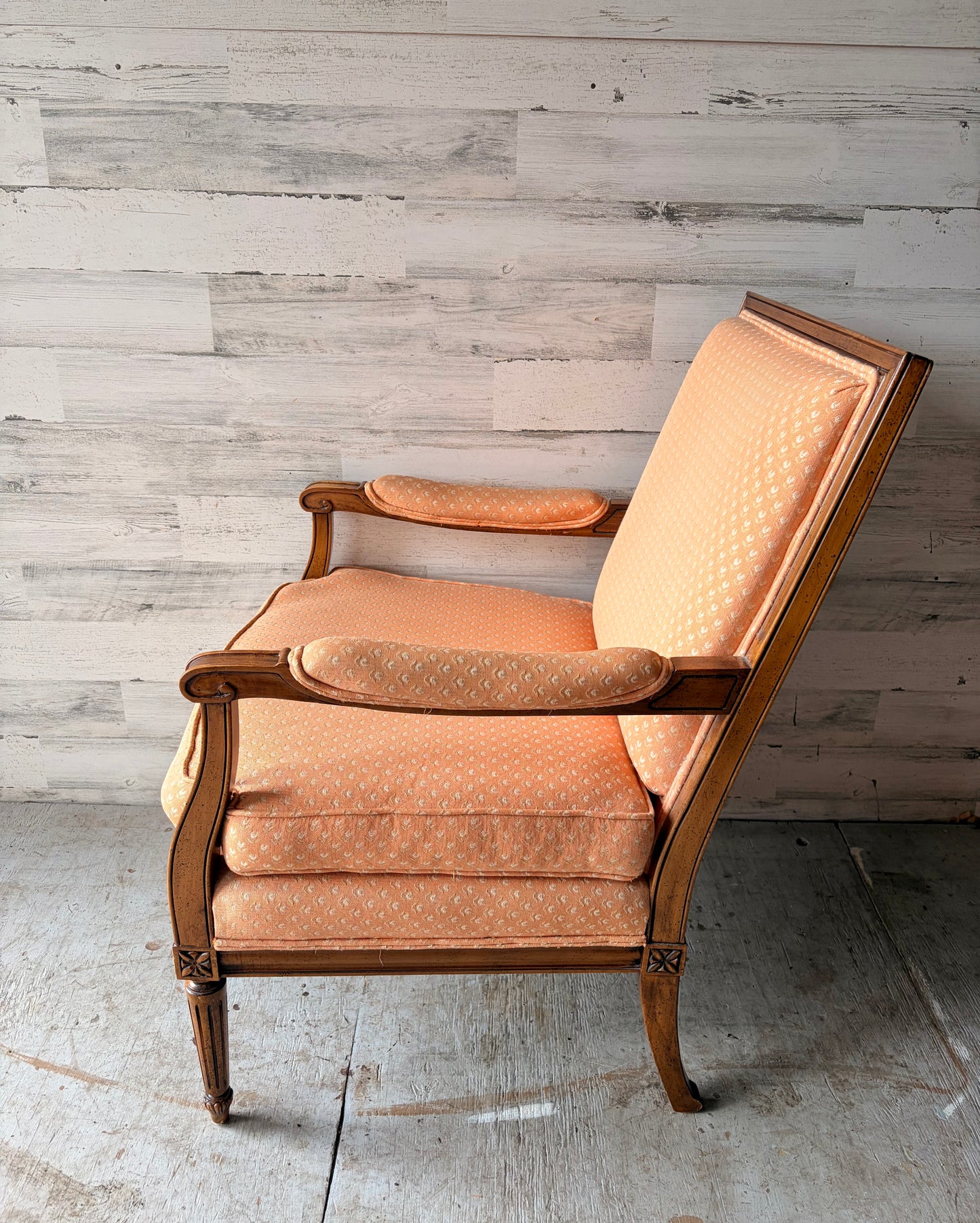 Vintage Peach Armchair