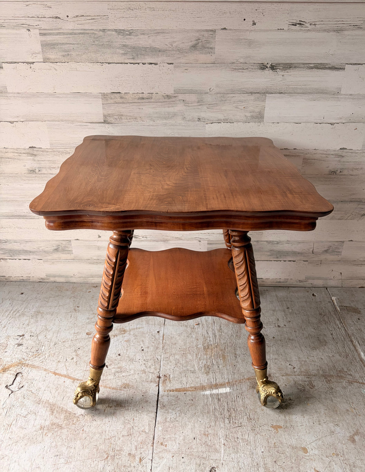 Antique Claw Foot Parlor Table