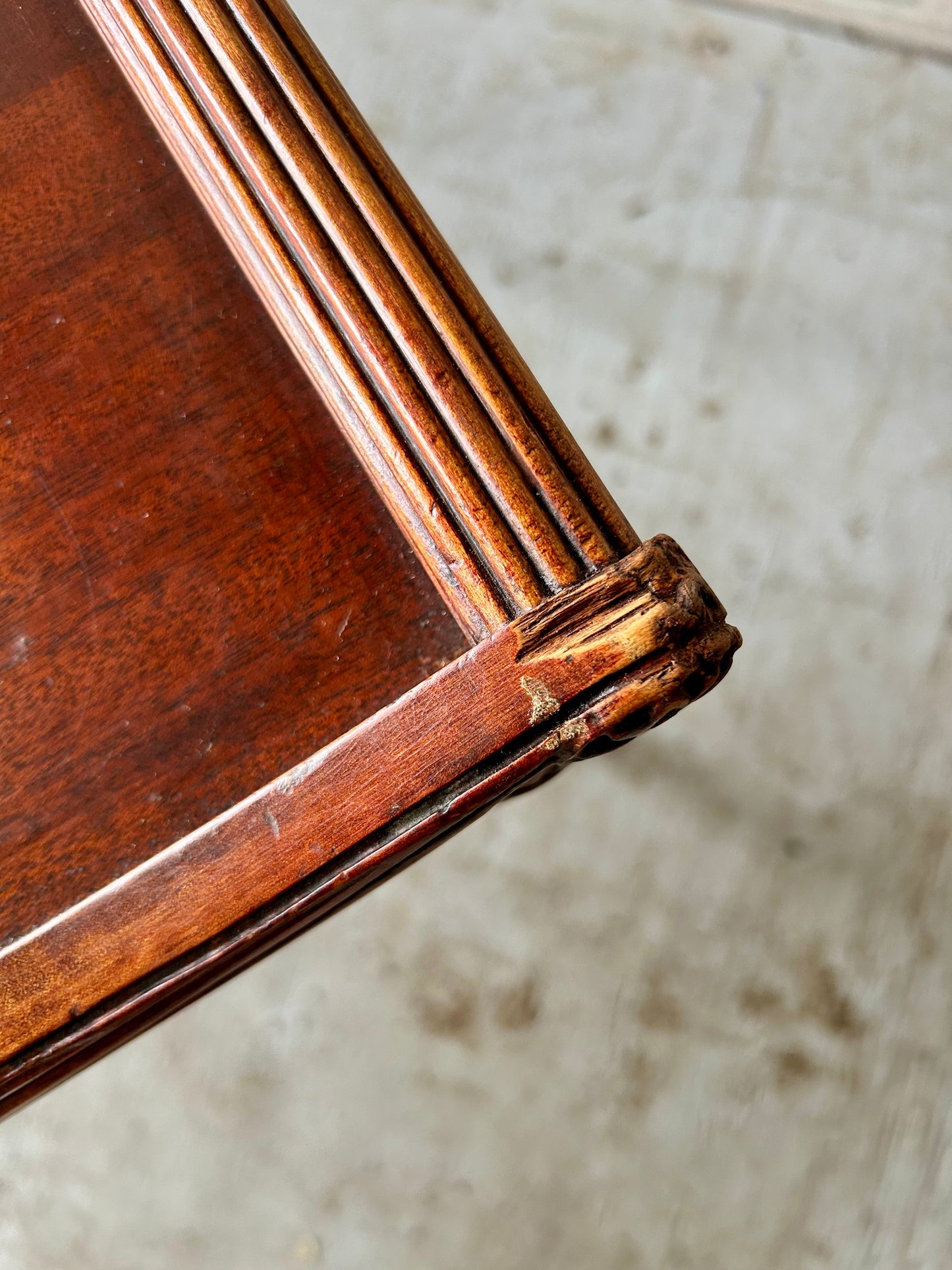Vintage Mahogany Wood Coffee Table