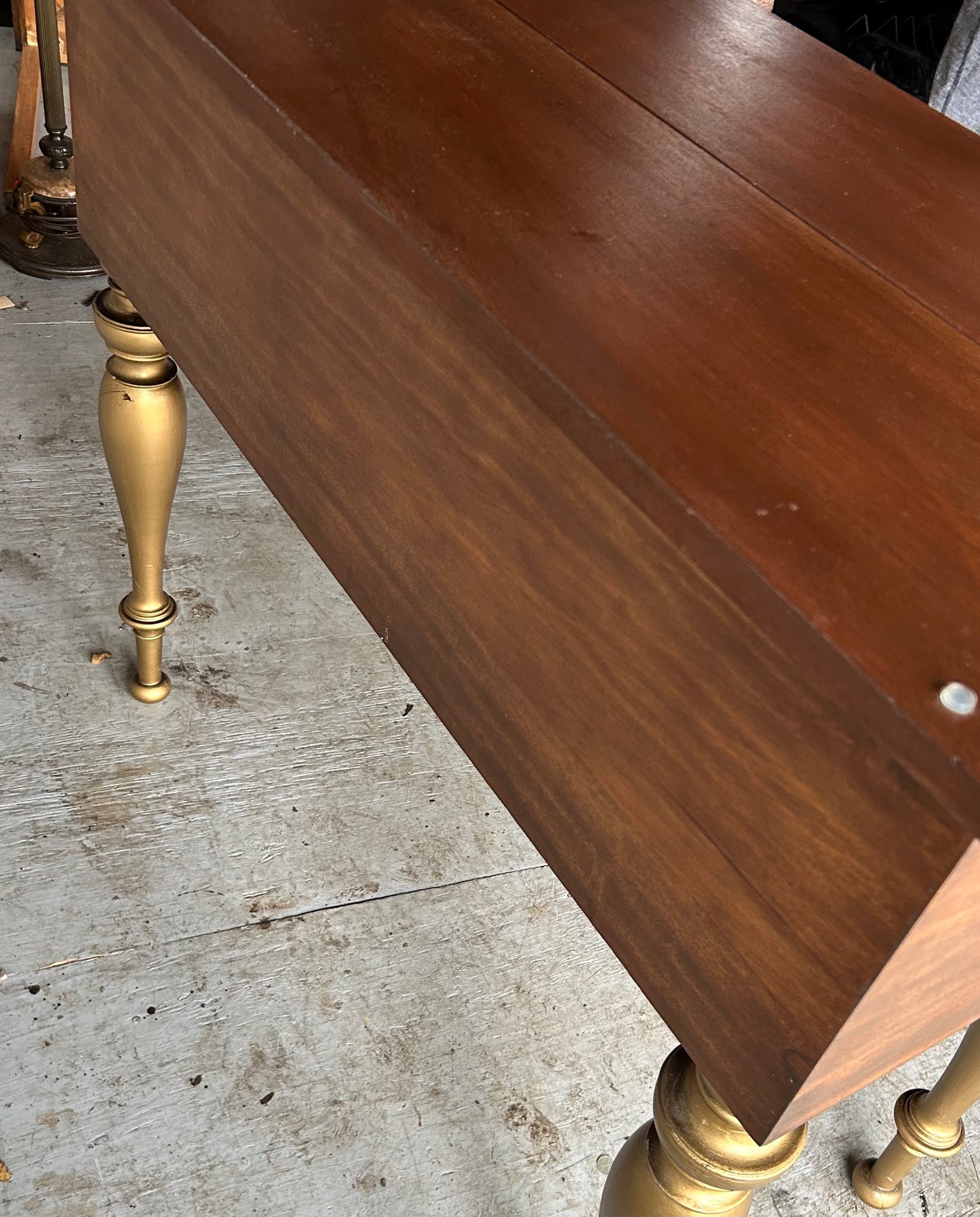 Antique Wood Folding Desk