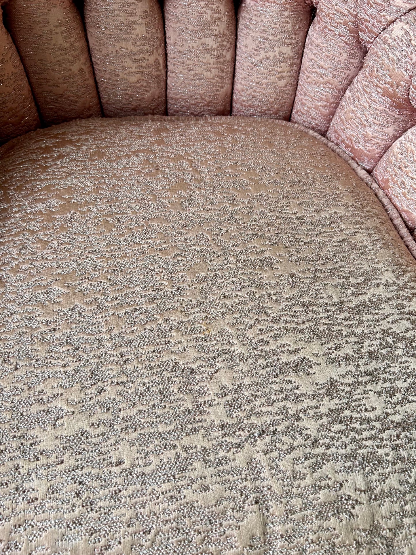 Set of Vintage Pink Mid Century Modern Chairs