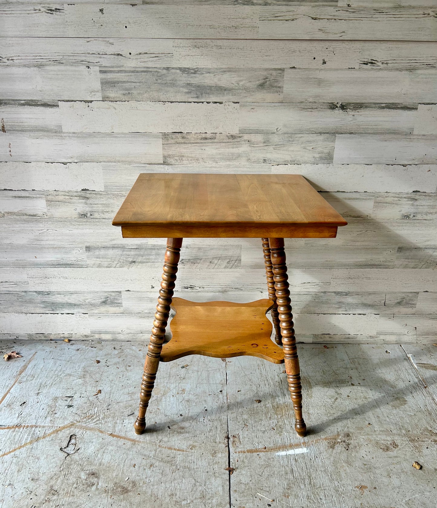 Vintage Oak Parlor Entryway Table