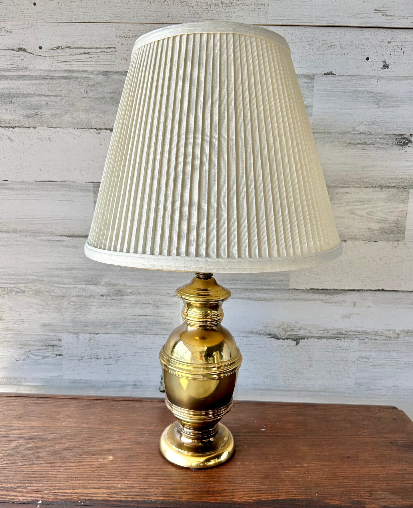 Vintage Brass Metal Table Lamp