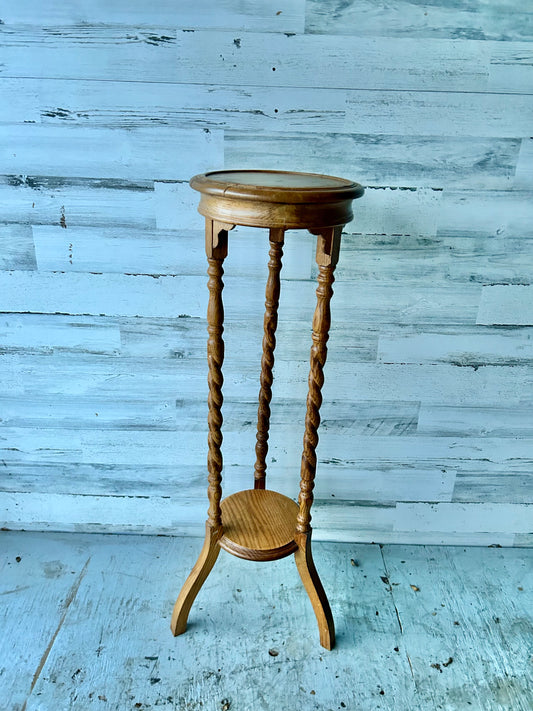 Vintage Wood Plant Stand