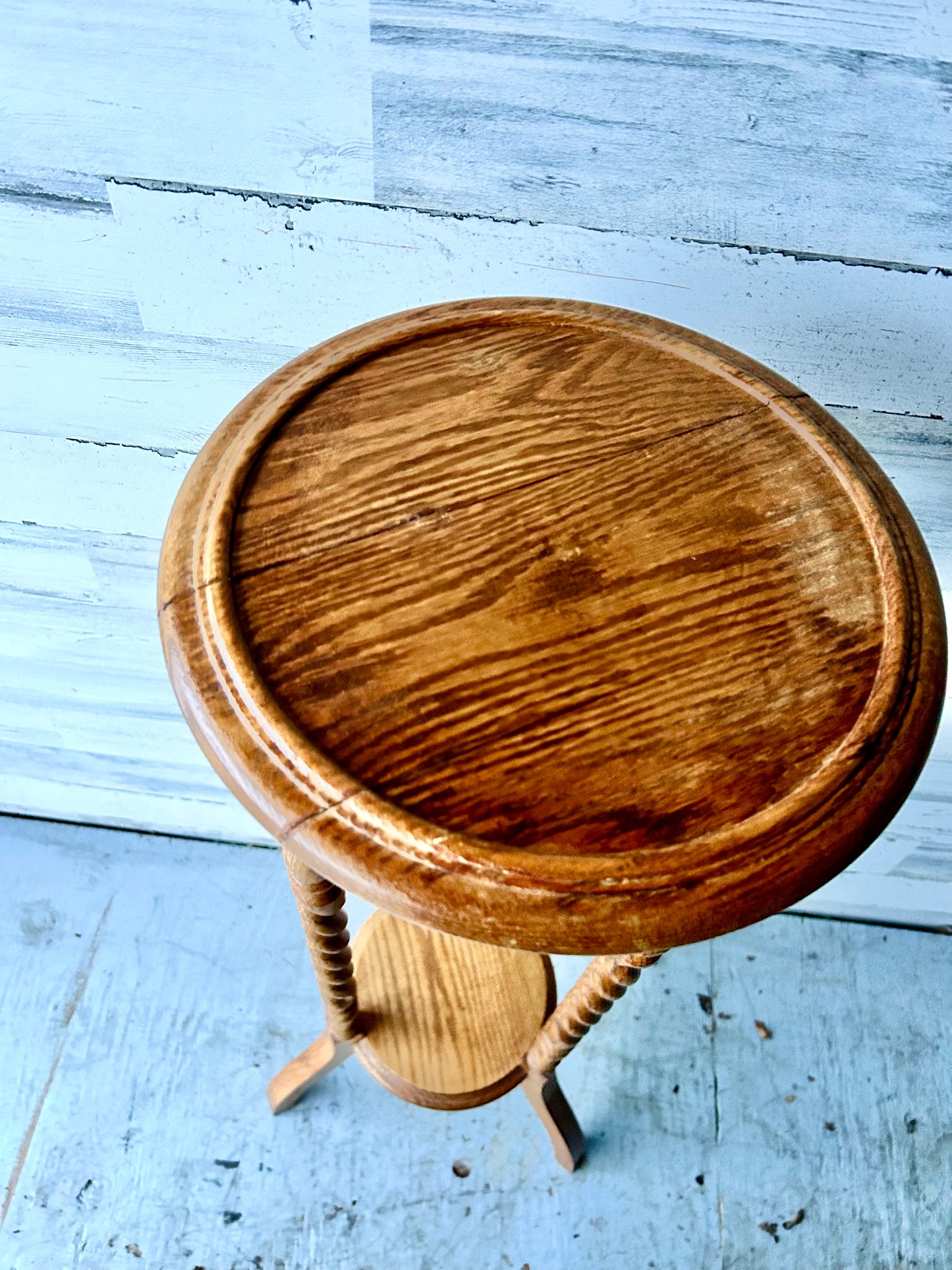 Vintage Wood Plant Stand
