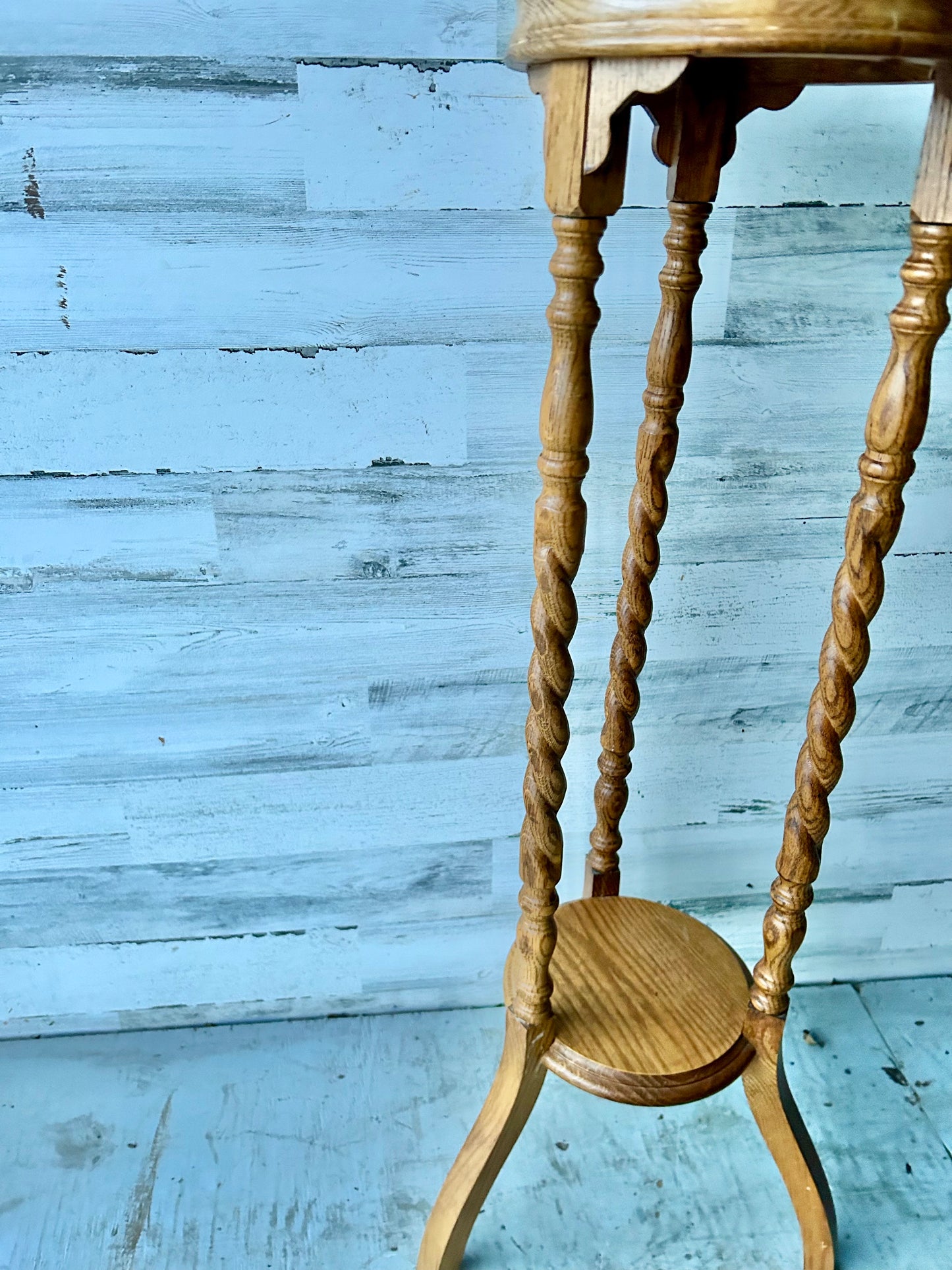 Vintage Wood Plant Stand