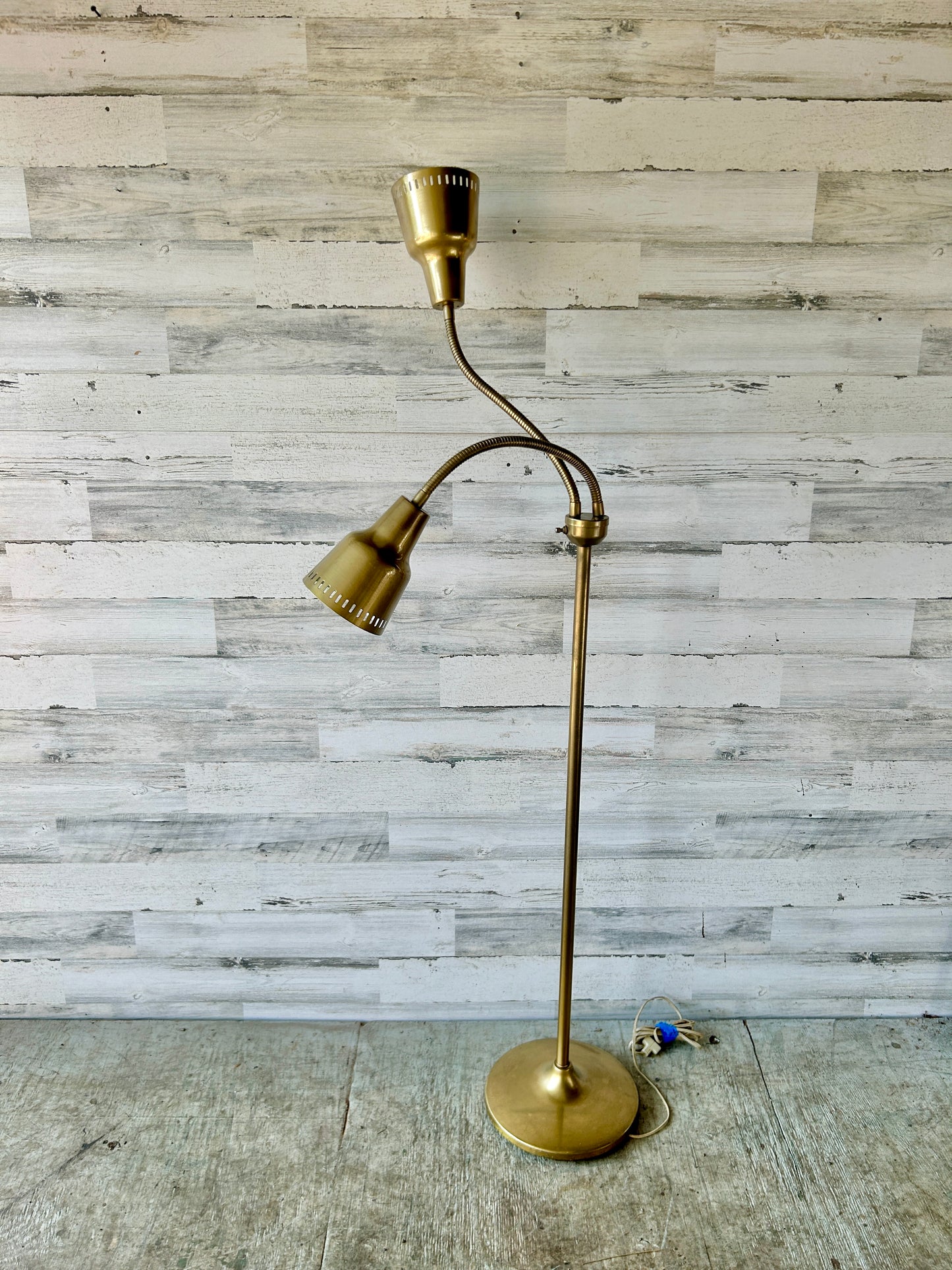 Vintage Gooseneck Floor Lamp