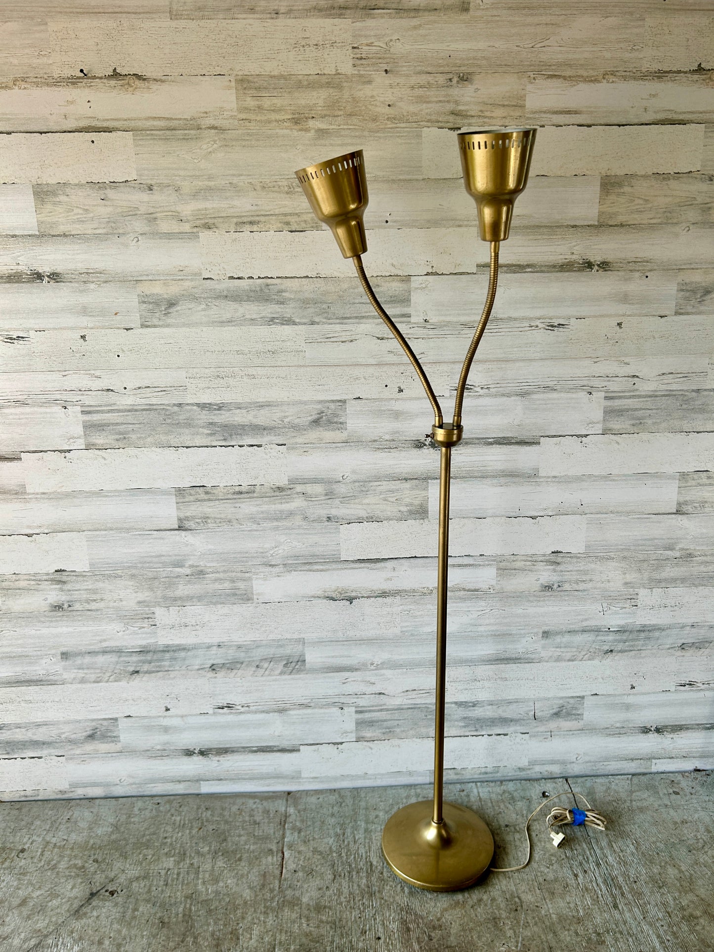 Vintage Gooseneck Floor Lamp