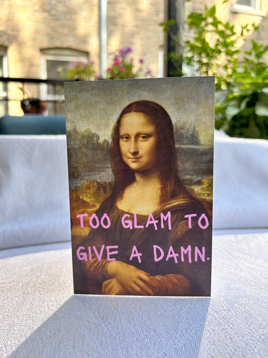 Too Glam Card