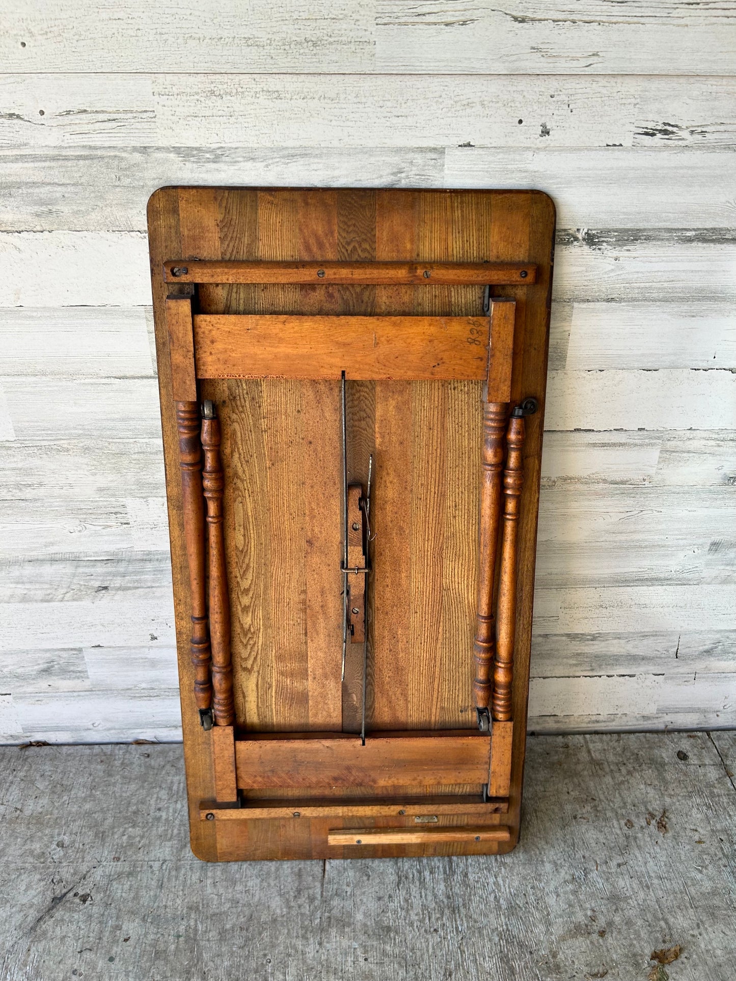 Antique Folding Sewing Table