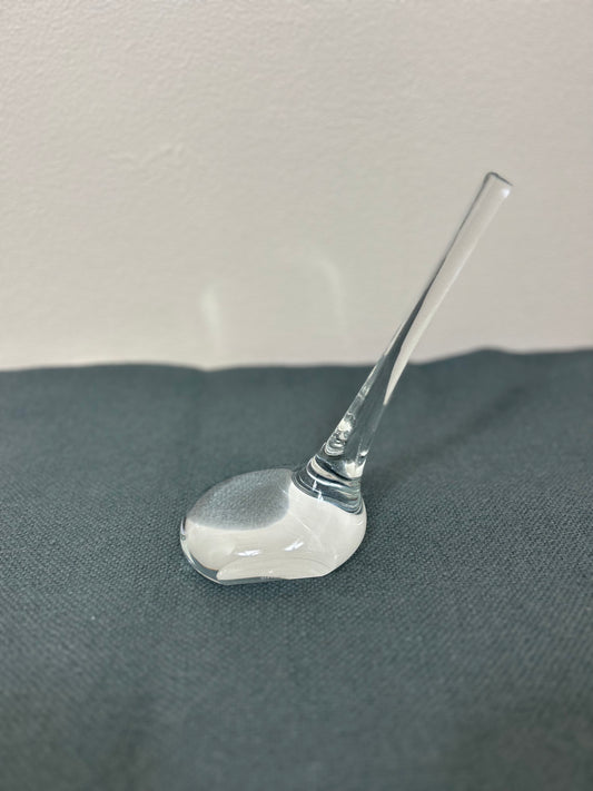 Vintage Glass Tiffany and Co Golf Club Paper Weight