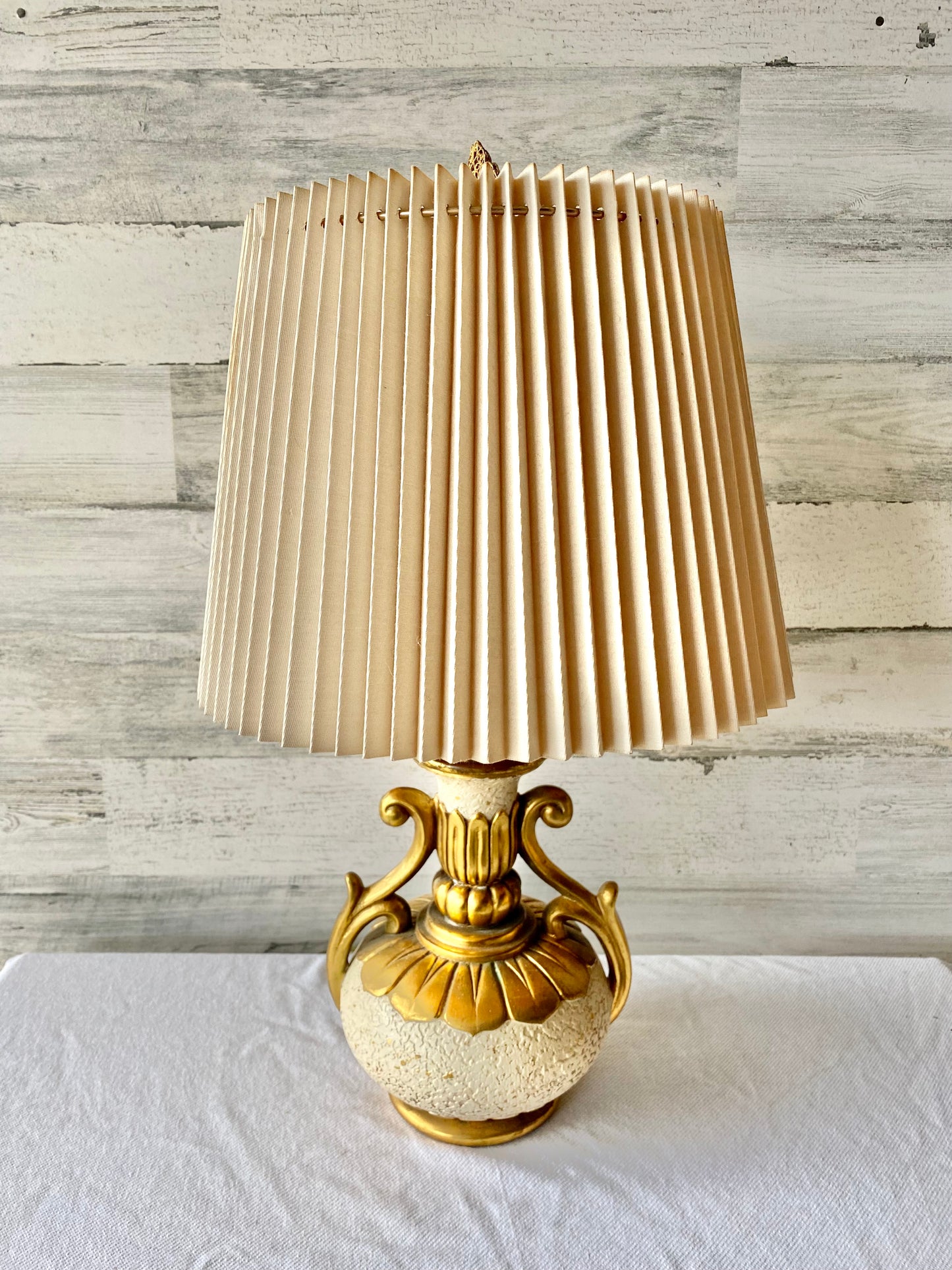 Vintage Mid Century Modern Glam Table Lamp